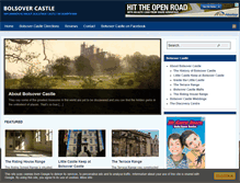 Tablet Screenshot of bolsover-castle.co.uk
